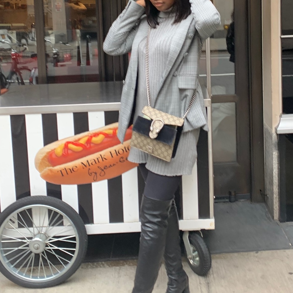Forever 21 plaid blazer